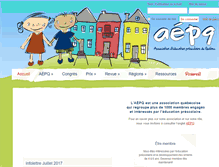 Tablet Screenshot of aepq.ca